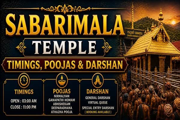 sabarimala temple timings poojas and darshan