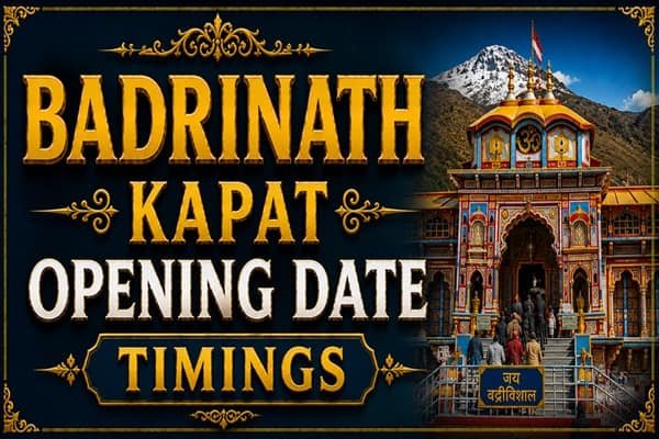 badrinath kapat opening date timings
