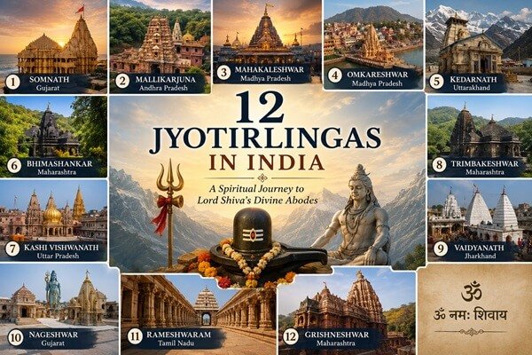 12 Jyotirlingas in India